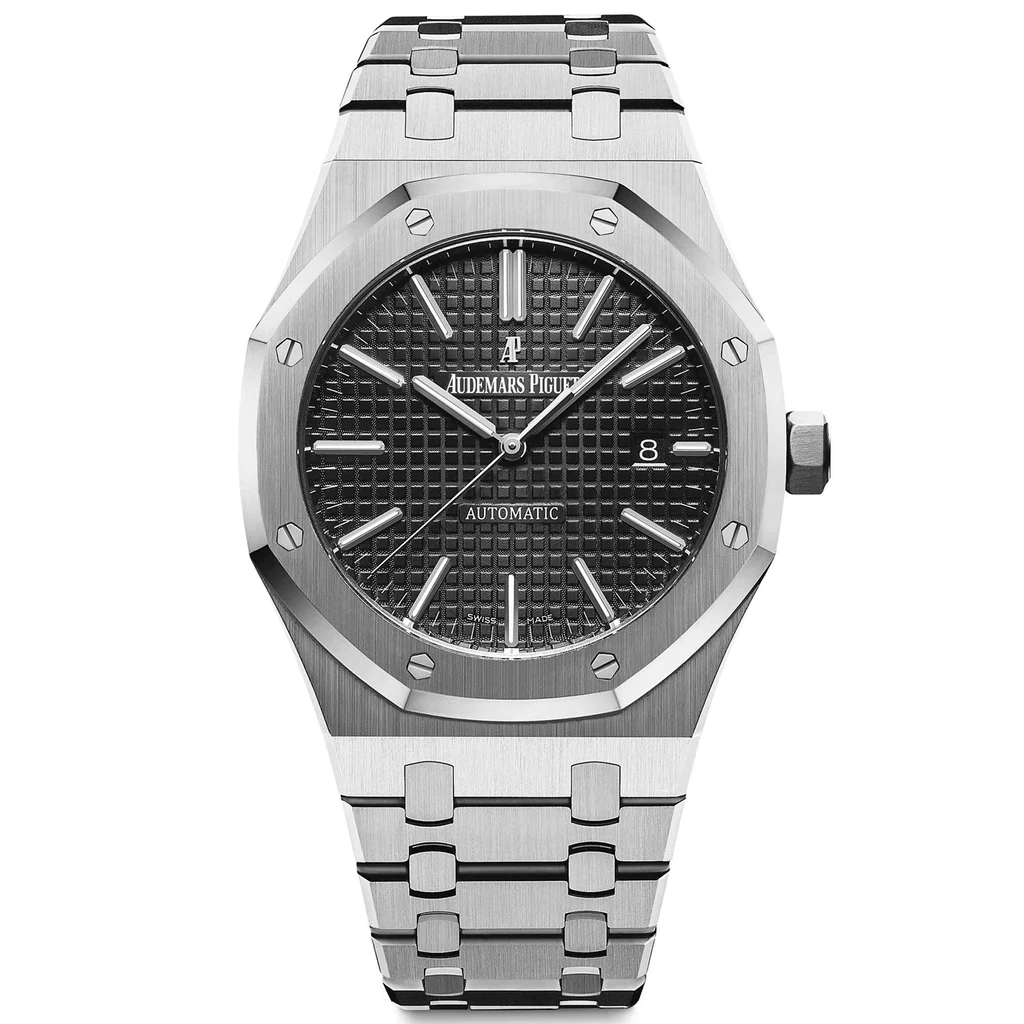 Audemars Piguet Royal Oak Selfwinding 41mm Black Dial with Grande Tapisserie Pattern - 15400ST.OO.1220ST.01