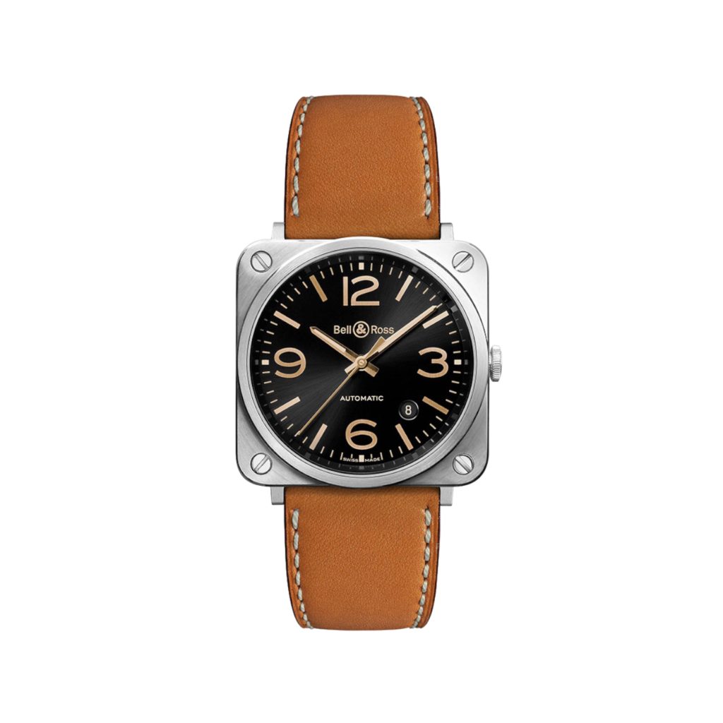 Bell & Ross BR S-92 39mm Golden Heritage Automatic Black Dial - BRS92-G-HE-ST
