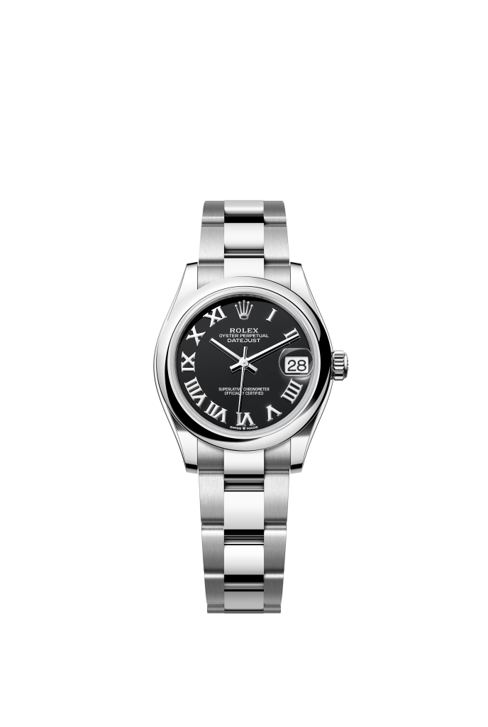 Datejust 31mm Black Roman Dial with Oystersteel & Black Roman Dial - 278240