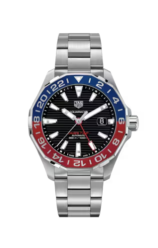 Tag Heuer Aquarecer 43mm Automatic &  Two Colour Bezel with Black Dial - WAY201F.RTD7414