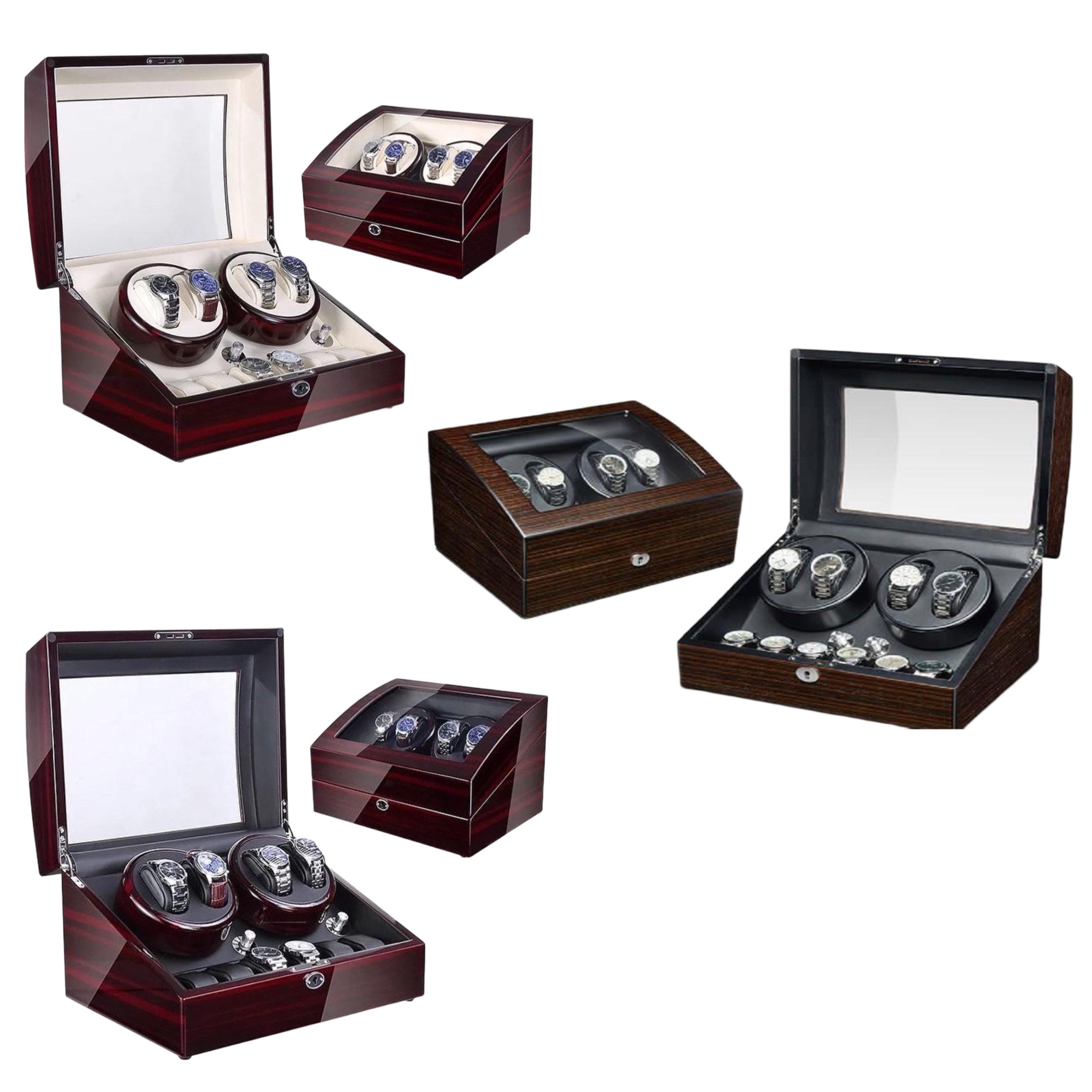 Automatic Watch Winder 4 Slot +  6 Compartment