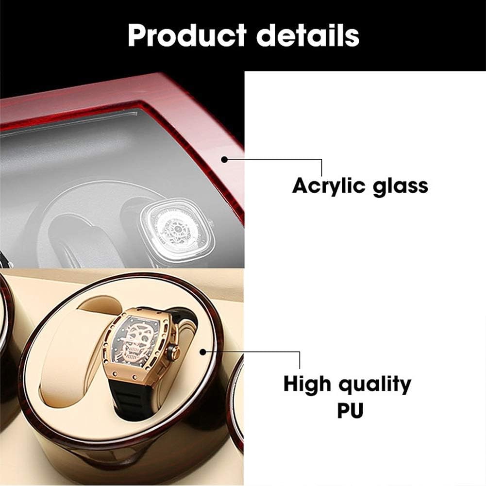 Automatic Watch Winder 4 Slot +  6 Compartment