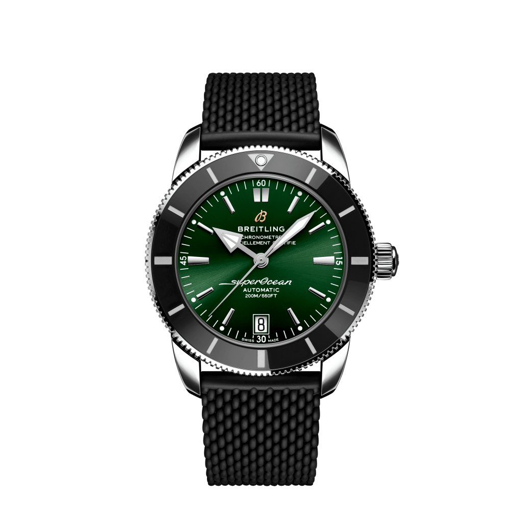 Breitling SuperOcean Heritage II 42mm Volcano Classic Automatic Green Dial  - AB2010