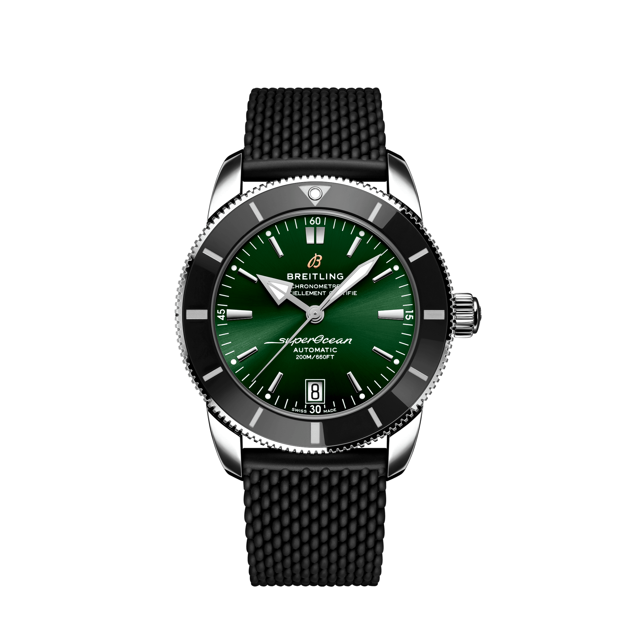 Breitling SuperOcean Heritage II 42mm Volcano Classic Automatic Green Dial  - AB2010