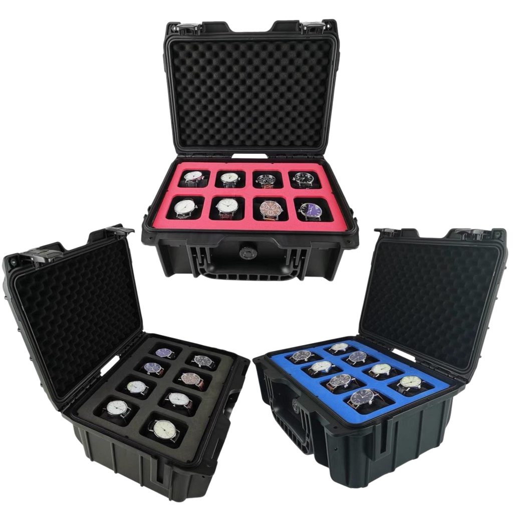 Watch Box Case Plastic Waterproof 8 Slot