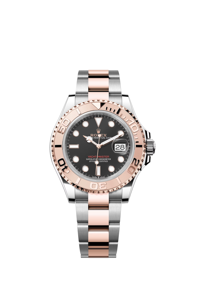 Yacht-Master 40mm in Oystersteel & 18K Everose Gold with Black Dial - 126621