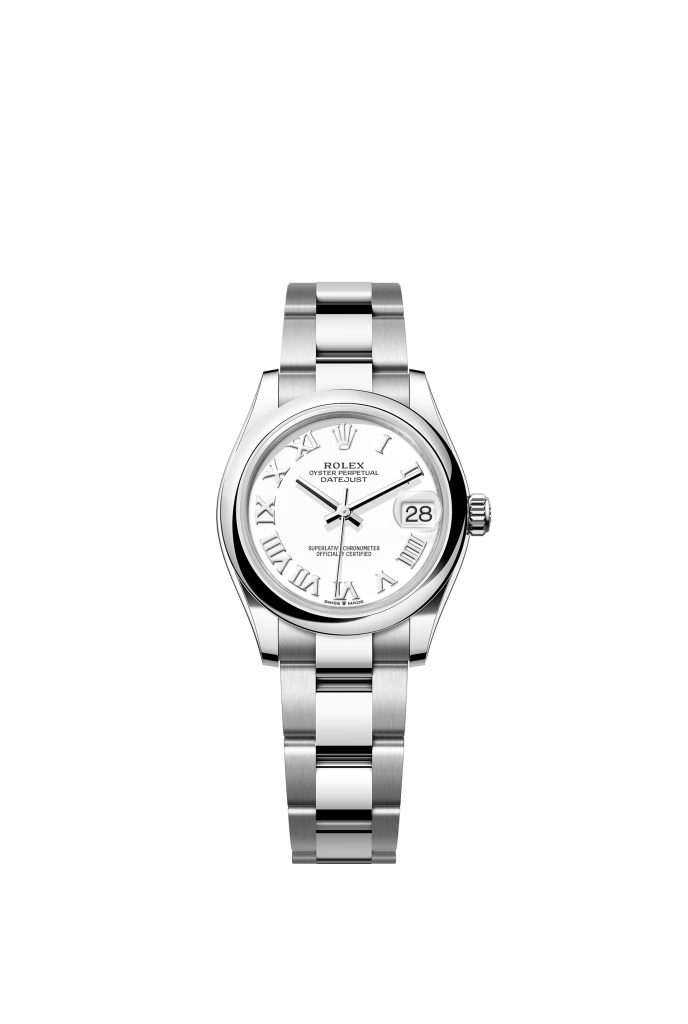 Datejust 31mm in Oystersteel with White Roman Dial & an Oyster Bracelet - 278240