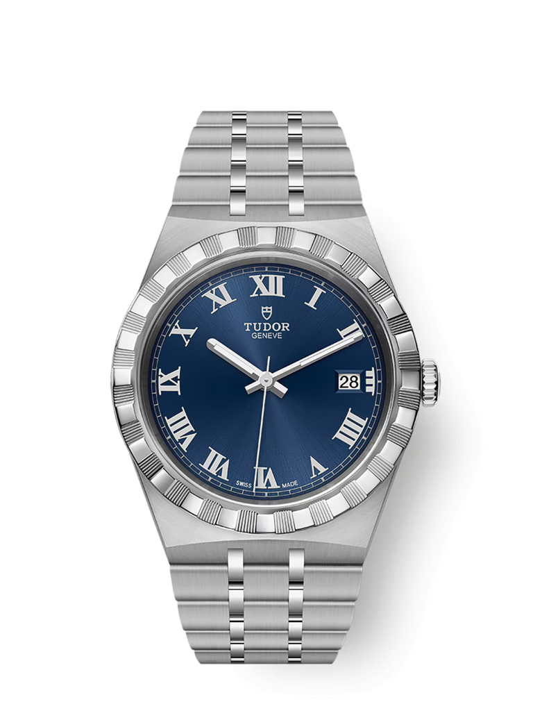 Tudor Royal 38mm Automatic Movement, Blue Dial with Stainless Steel Bracelet - 28500